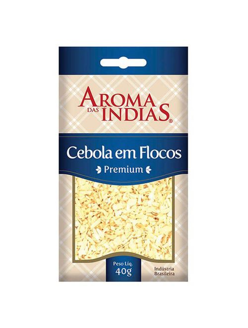 Cebola em Flocos 40g - Aroma das Índias