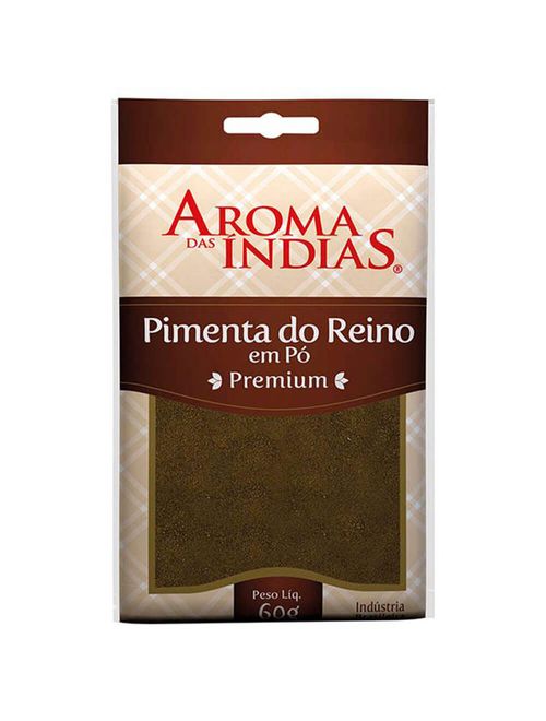 Pimenta do Reino em Pó 60g - Aroma das Índias