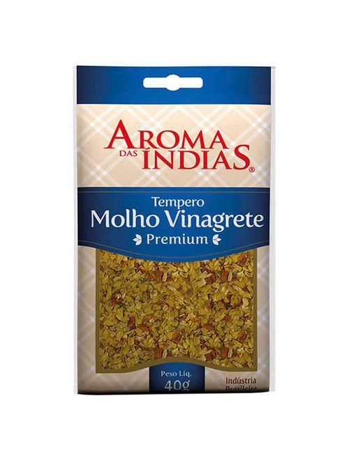 Tempero Molho Vinagrete 40g - Aroma das Índias
