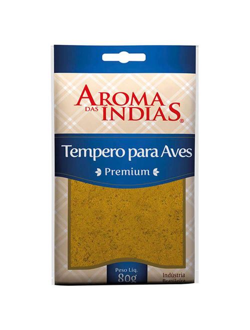 Tempero para Aves 80g - Aroma das Índias
