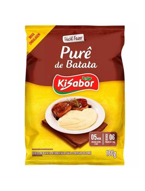Purê de Batata Instantâneo 160g - KiSabor