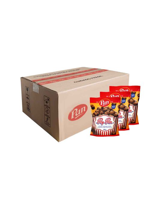 Pipocas Caramelizadas com Chocolate 80g C/48 - Pan