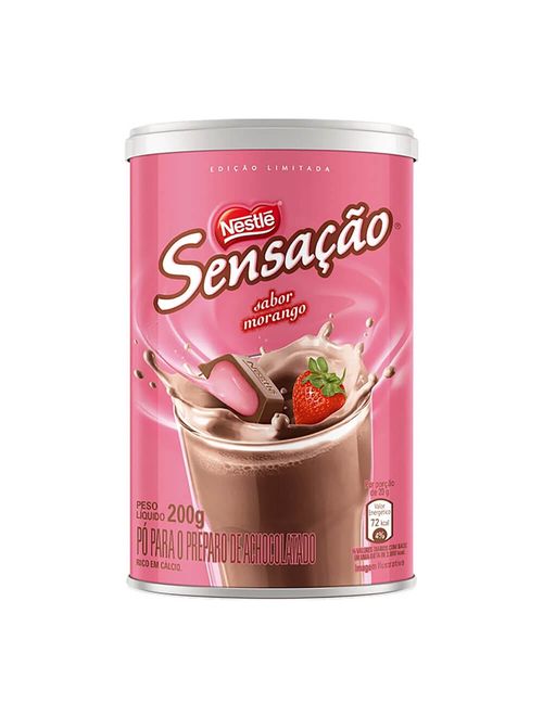 Pó para Preparo de Bebidas Chocolate com Morango Sensação 200g - Nestlé
