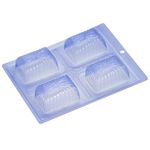 Forma-PVC-Silicone-Bolinho-Ingles-Retangular-Ref.78---Porto-Formas