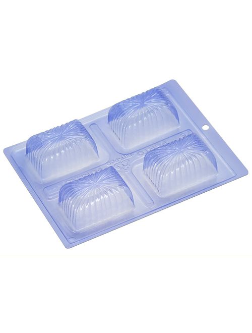 Forma PVC Silicone Bolinho Inglês Retangular Ref.78 - Porto Formas