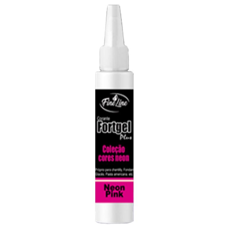 Corante-em-Gel-Fortgel-Neon-Pink--30g---Fine-Line