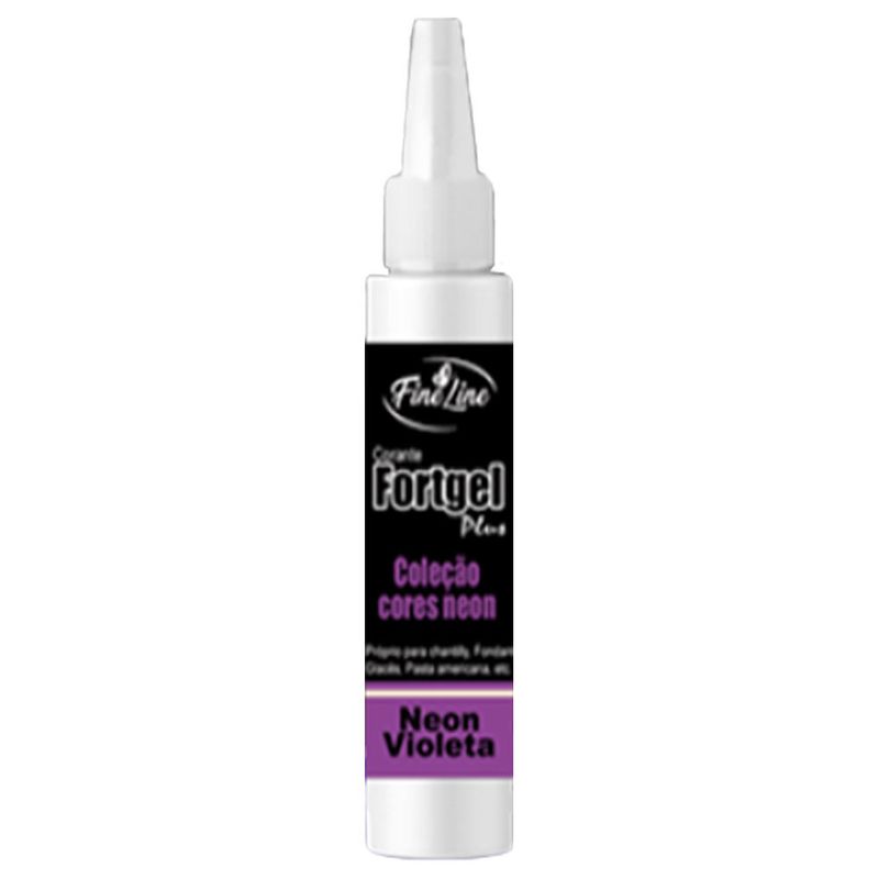 Corante-em-Gel-Fortgel-Neon-Violeta--30g---Fine-Line