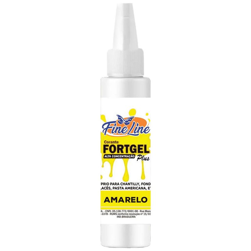 Corante-em-Gel-Fortgel-Amarelo-30g---Fine-Line