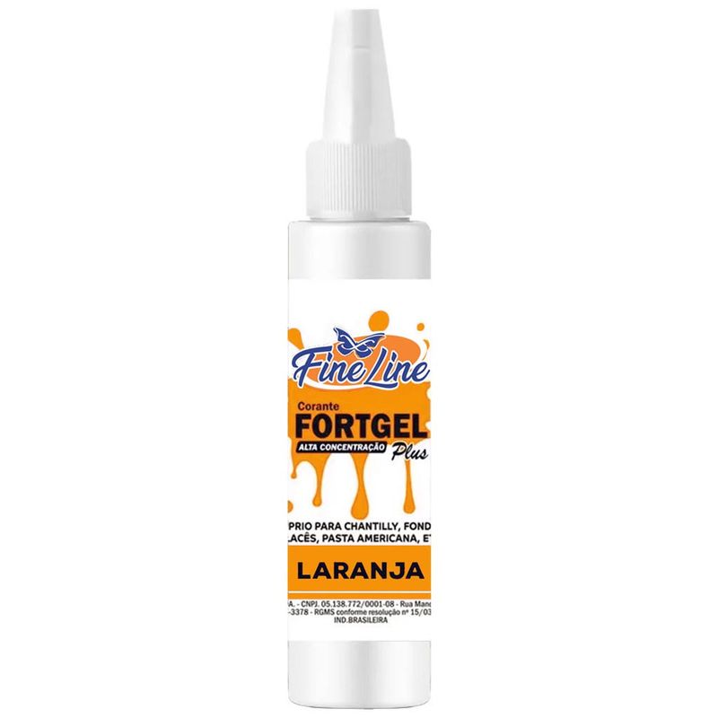 Corante-em-Gel-Fortgel-Laranja-30g---Fine-Line