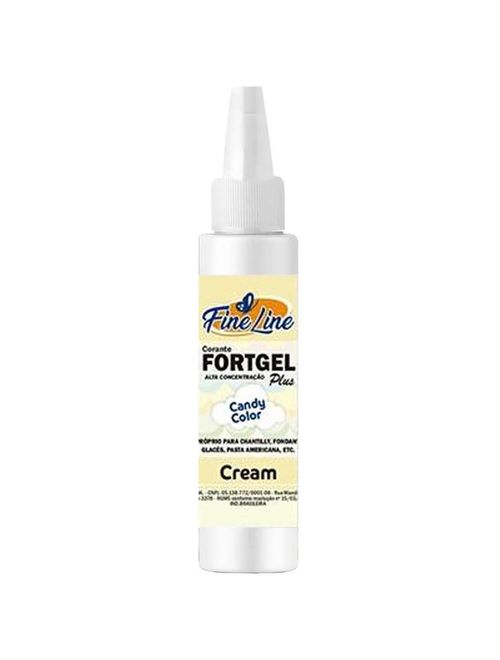Corante em Gel Fortgel Cream  30g - Fine Line