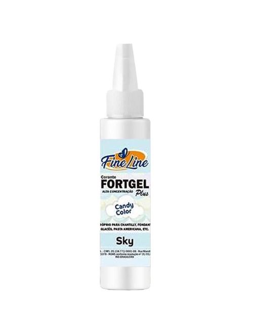 Corante em Gel Fortgel Sky 30g - Fine Line