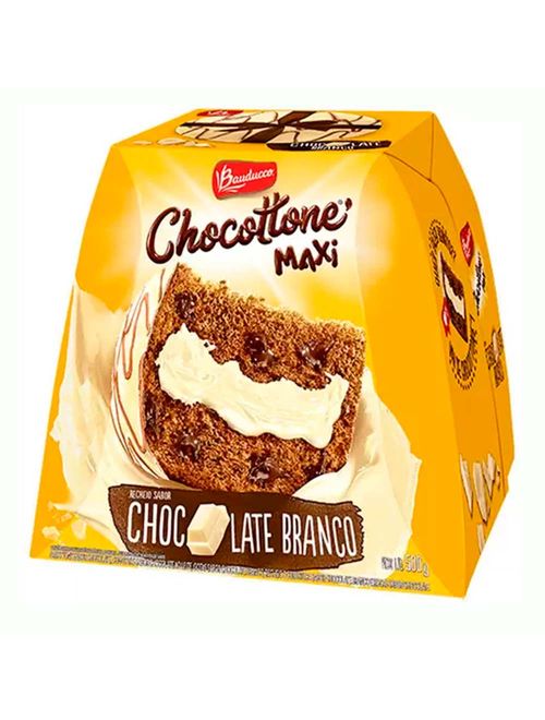 Chocottone Maxi Chocolate Branco 500g - Bauducco