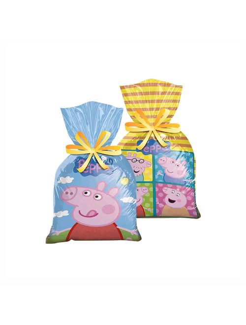 Peppa Pig Sacola Plástica c/12 - Regina