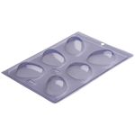 Forma-PVC-Ovo-Liso-50g-6-Cavidades-Ref.300---Porto-Formas