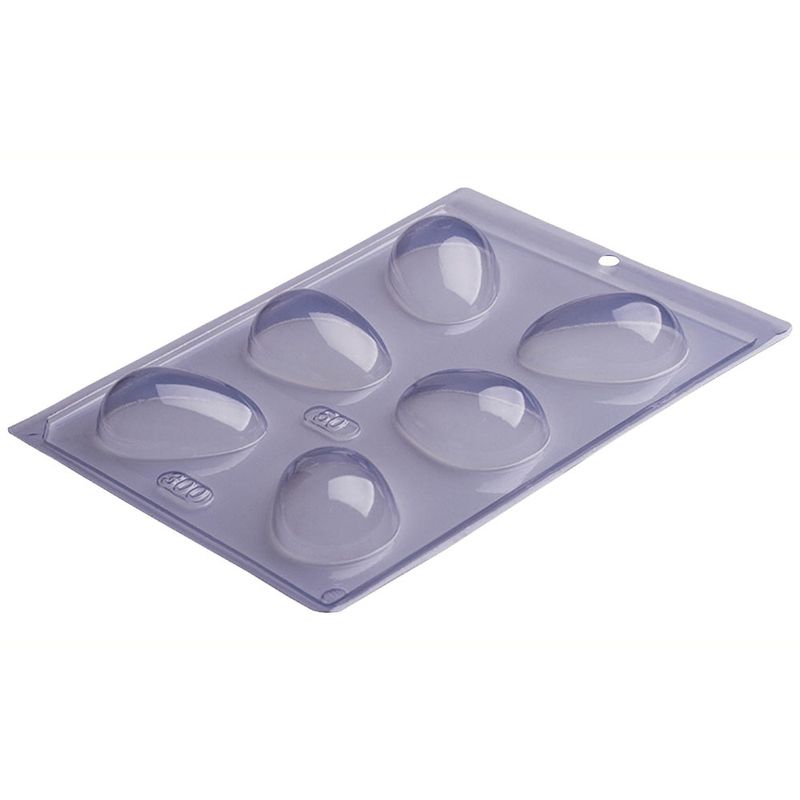 Forma-PVC-Ovo-Liso-50g-6-Cavidades-Ref.300---Porto-Formas