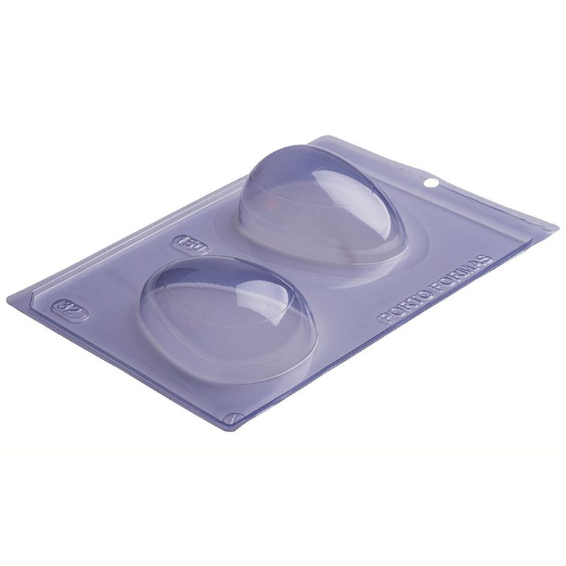 Forma-PVC-Silicone-Ovo-Liso-150g-Ref.32---Porto-Formas