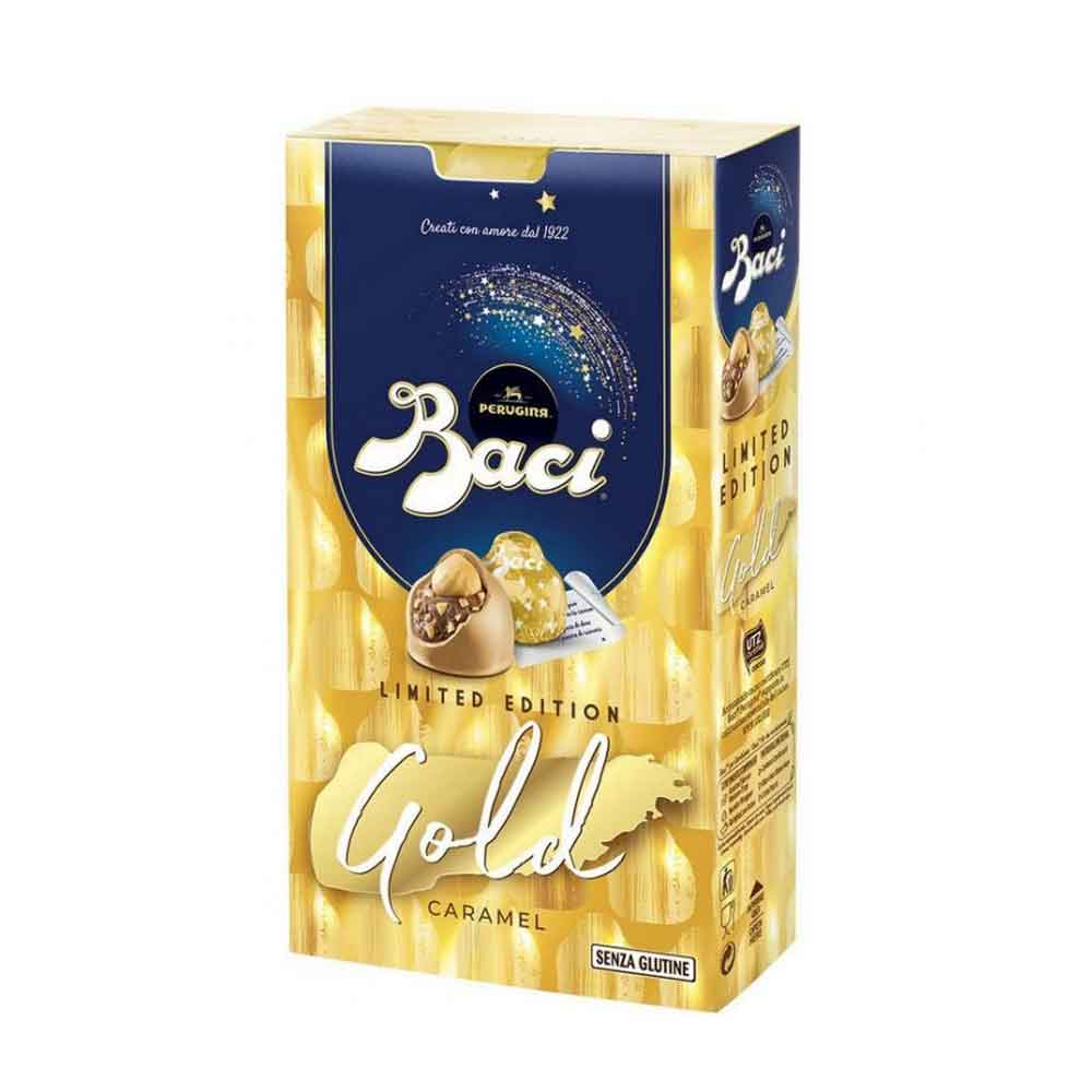 Chocolate com Avelã e Caramelo Gold Caramel Baci 150g - Perugina