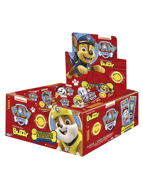 Chiclete Buzzy Patrulha Canina Tutti Frutti c/100 - Riclan