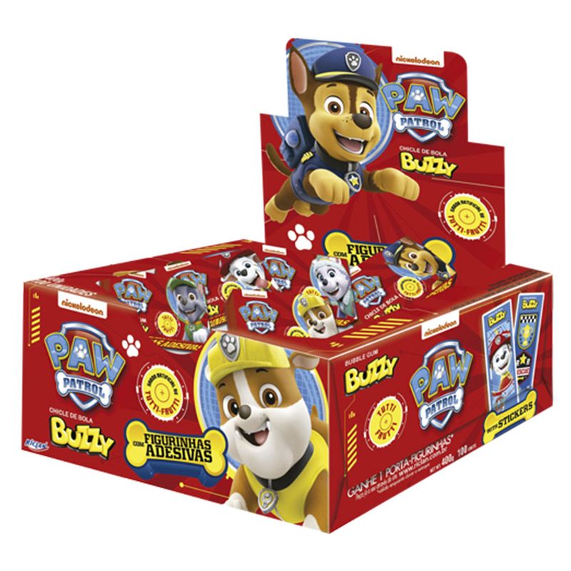 Chiclete-Buzzy-Patrulha-Canina-Tutti-Frutti-c-100---Riclan