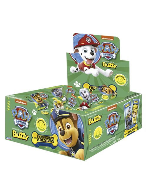 Chiclete Buzzy Patrulha Canina Hortelã c/100 - Riclan