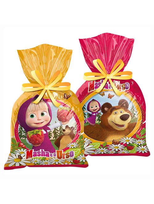 Masha e o Urso Sacola Surpresa Plástica C/12 - Regina