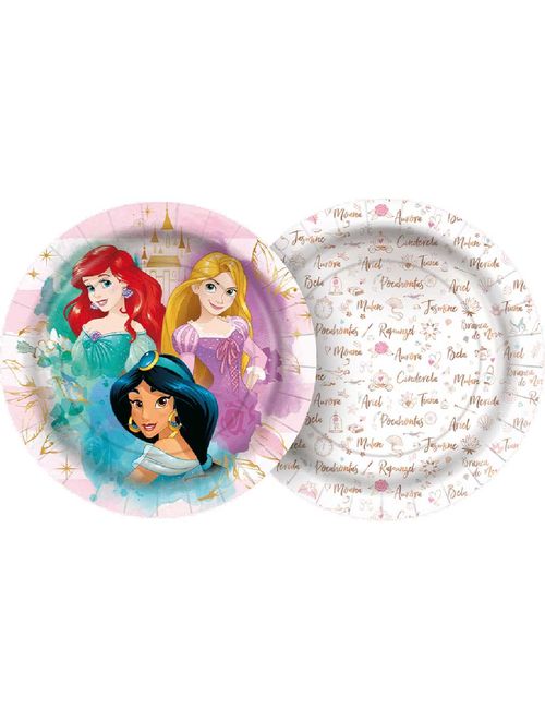 Princesas Disney Prato c/12 - Regina