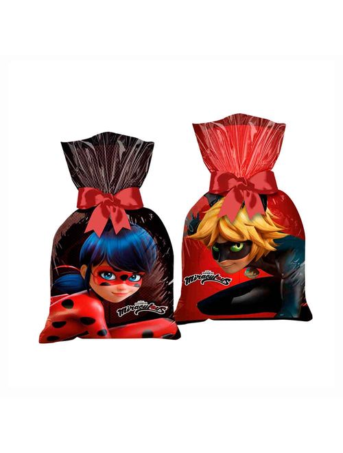 Miraculous Ladybug Sacola Plástica c/12 - Regina
