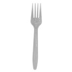 Garfo-Refeicao-Branco-Biodegradavel-c-10---Silver-Plastic