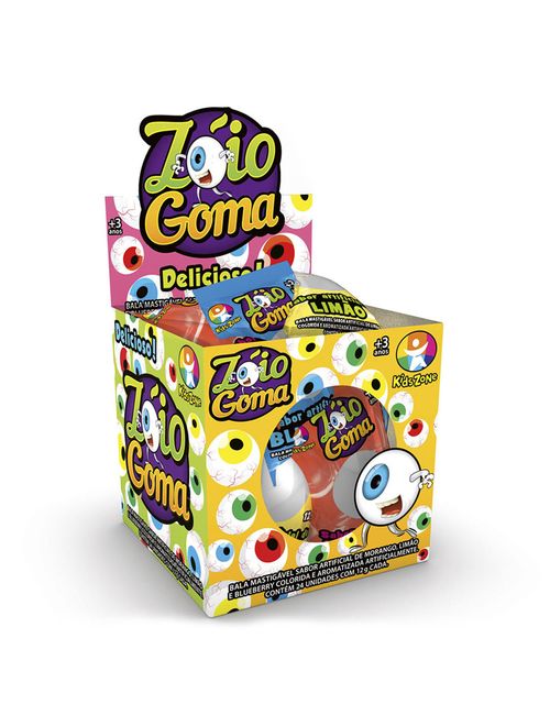 Bala de Gelatina Zoio de Goma c/24 Ref.1031 - Kids Zone