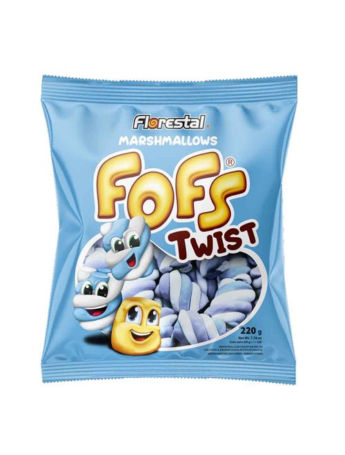 Marshmallow Fofs Twist Azul 220g - Florestal