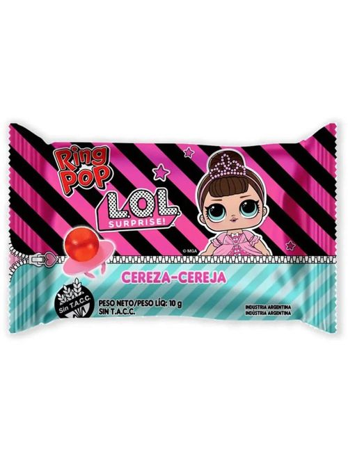 Pirulito Anel Ring Pop LOL Surprise c/24