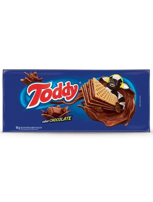 Biscoito Wafer Chocolate Toddy 94g - Quaker