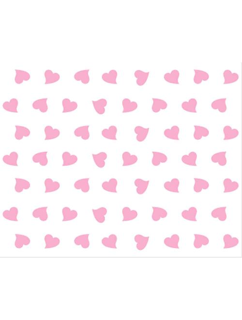 Saco Incolor Decorado 11x19,5cm Coração Rosa c/50 - Packpel
