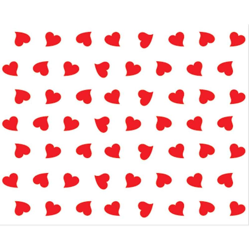 Saco-Incolor-Decorado-15x29cm-Coracao-Vermelho-c-50---Packpel