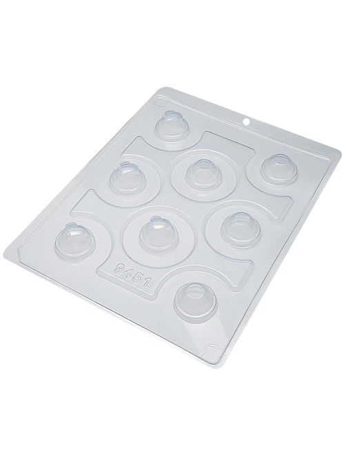 Forma PVC Silicone Esfera Coração 30mm Ref.9451 - BWB