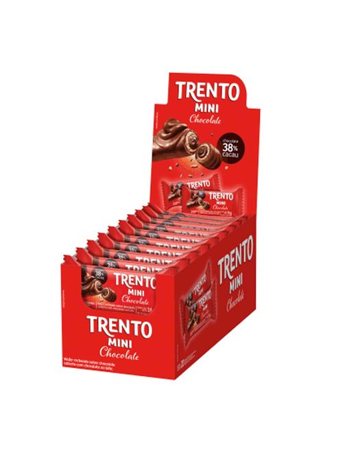 Chocolate Trento Mini Chocolate 16g c/16 - Peccin