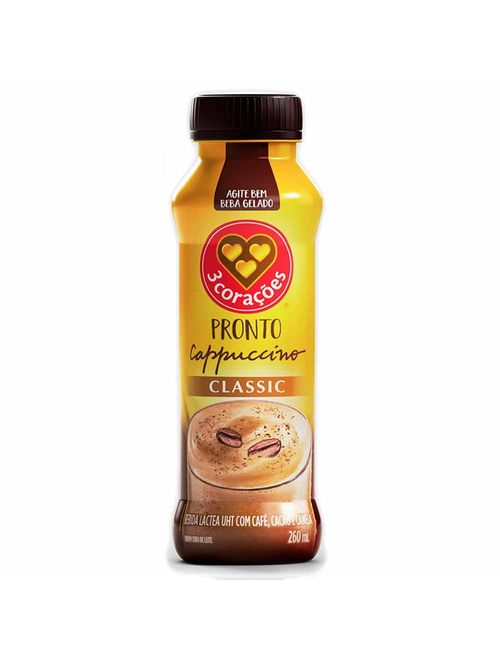 Capuccino Pronto para Beber Clássico 260ml - Três Corações
