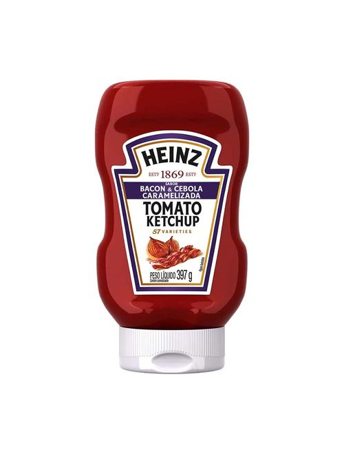 Ketchup Tomato Bacon e Cebola Caramelizada 397g - Heinz