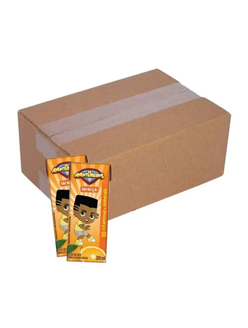 Suco de Laranja 200ml c/27 - Aventureiros