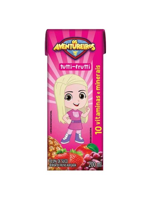 Suco de Tutti Frutti 200ml c/27 - Aventureiros