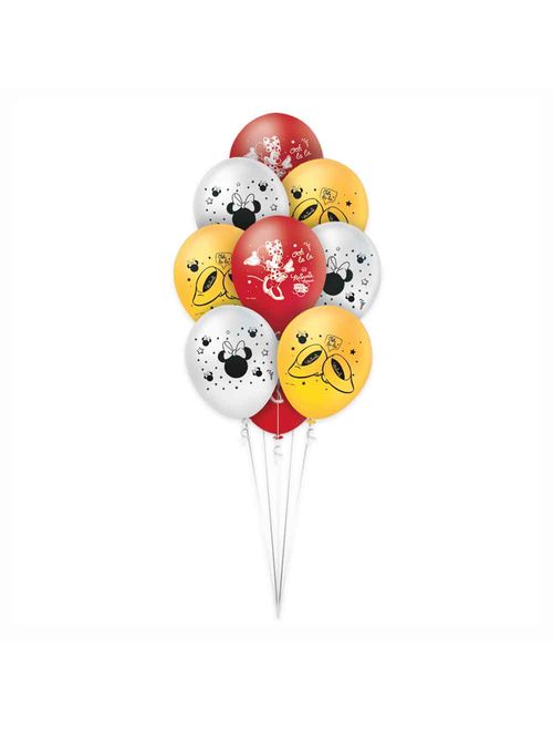 Minnie Mouse Balão Tamanho 9 c/25 - Regina