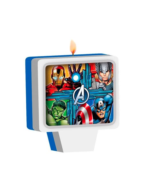 Vingadores Animated Vela Decorada  - Regina