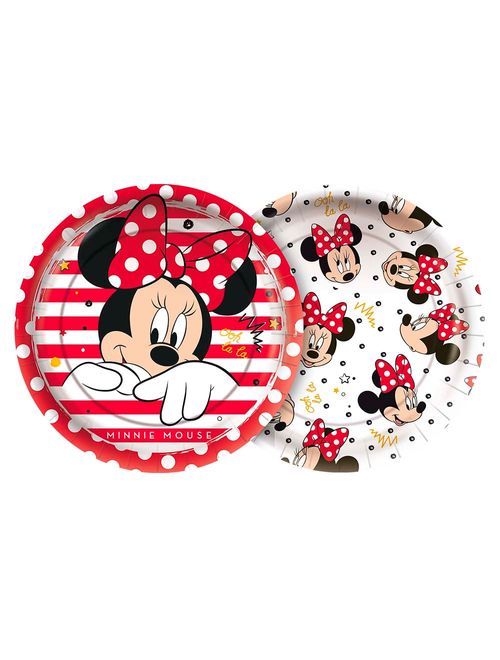 Minnie Mouse Prato Redondo 18cm c/12 - Regina