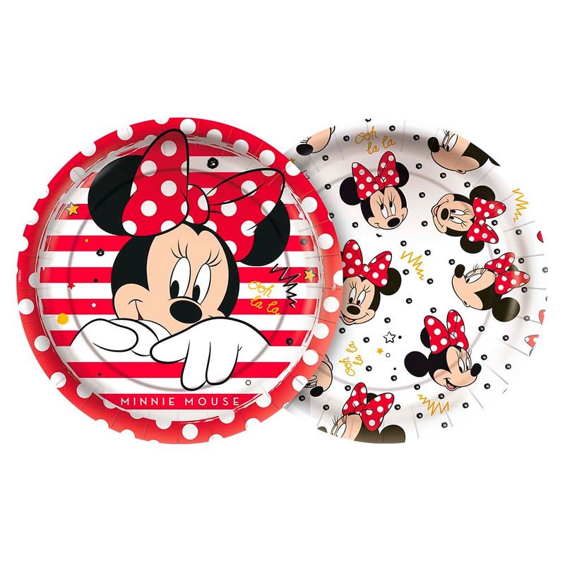 Minnie-Mouse-Prato-Redondo-18cm-c-12---Regina