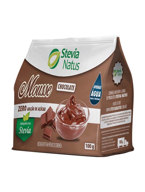 Mistura para Mousse Chocolate Zero Açúcar 100g - Stevia Natus