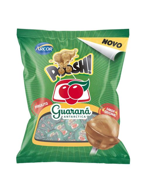 Pirulito Poosh Guaraná Antarctica 600g - Arcor