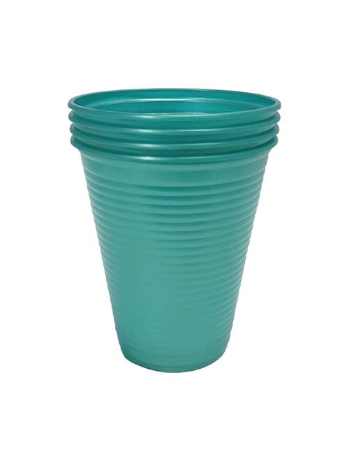 Copo Plástico Perolado Verde 200ml c/50 - Bello