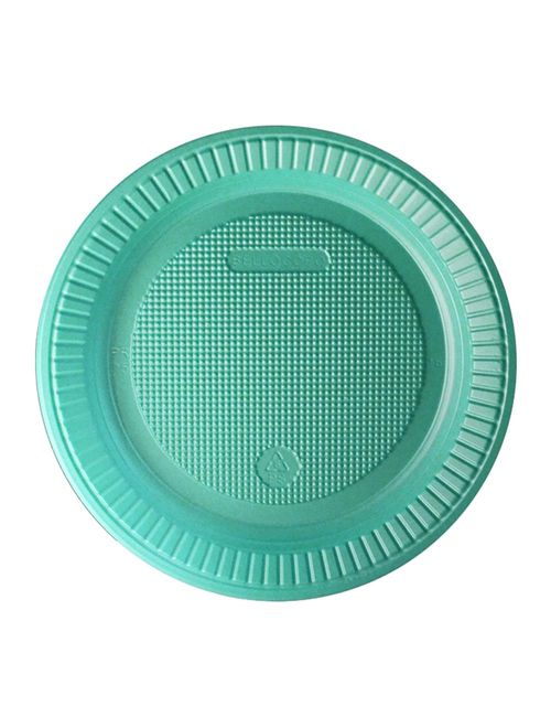 Prato Perolado Verde 15cm c/10 - Bello