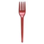 Garfo-Plastico-Sobremesa-Perolado-Vermelho-c-50---Bello
