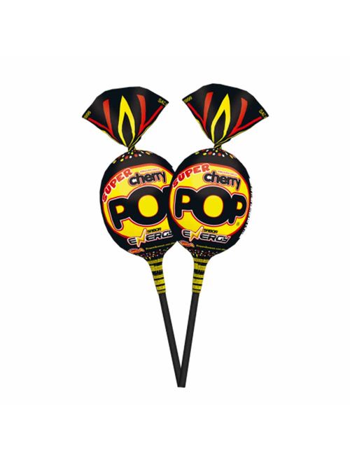 Pirulito Super Cherry Pop Energy c/25 - Sams